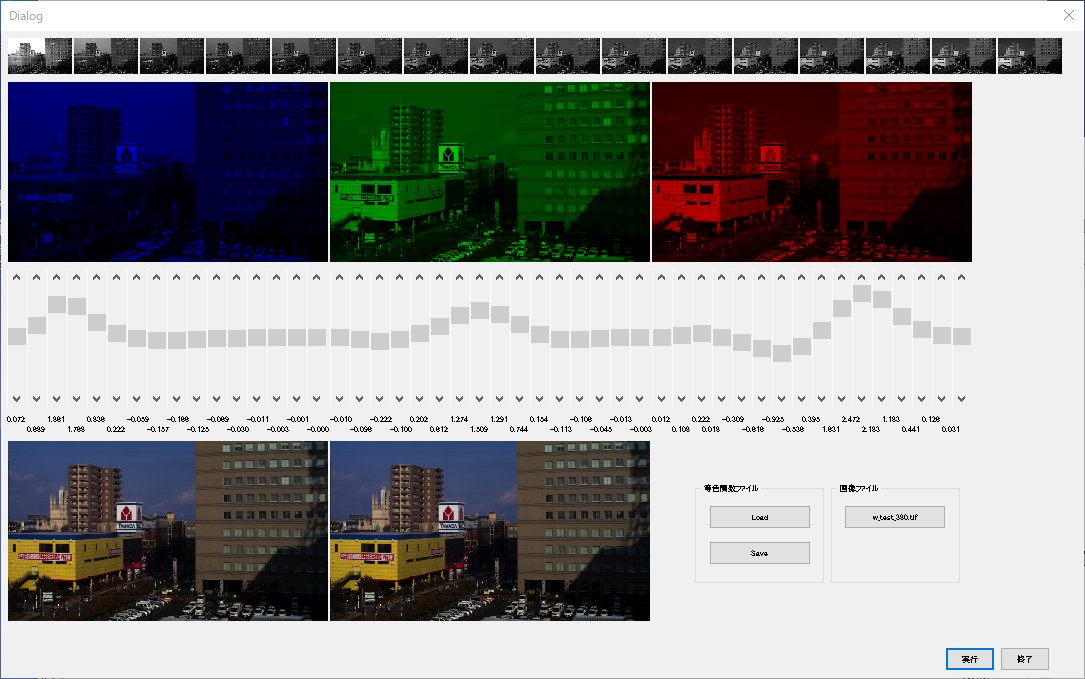 分光イメージングカメラ解析ソフト
ハイパースペクトルカメラ解析ソフト